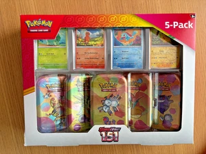 Pokemon Scarlet & Violet 151 Mini Tin Bundle (10x Sealed packs) - Picture 1 of 4