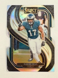 2024 Panini Select - Nakobe Dean #185 - Silver Prizm Die Cut - Premier Level - Picture 1 of 2