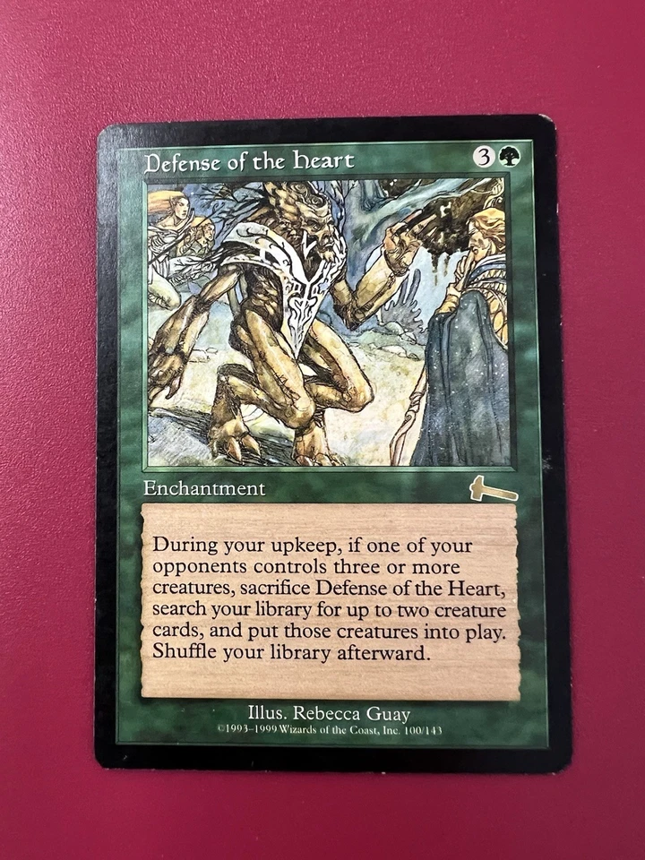 *** Defense of the Heart *** Urza's Legacy LP MTG English - Image 1 of 1