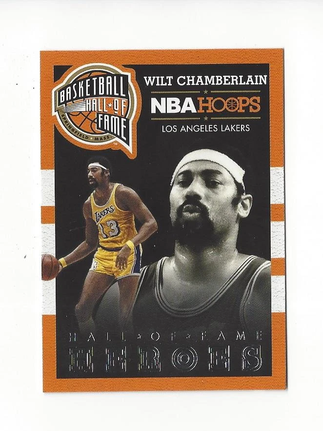 2013-14 Hoops Hall of Fame Heroes #15 Wilt Chamberlain Lakers - Image 1 of 1