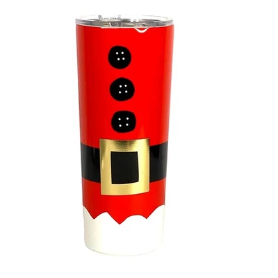 Vaso de bebida de metal Kate Spade NY Santa Claus 24 oz rojo regalo de vacaciones de Navidad Foto 1 de 4