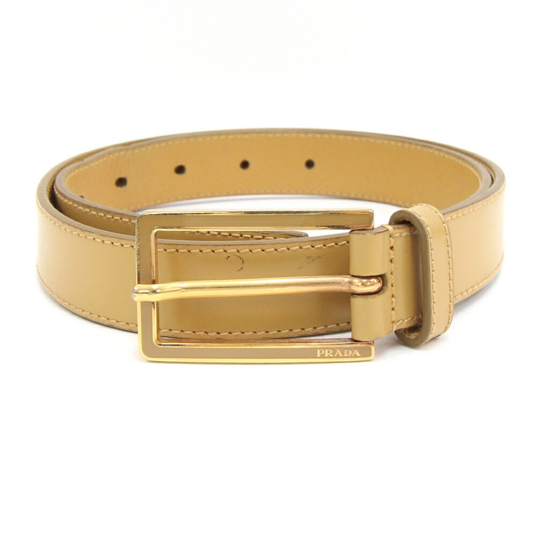 と*ま様 プラダ　PRADA　黒革　ベルト　ゴールド　美品 Prada - Black Saffiano Gold Logo Waist Belt | Mitchell Stores