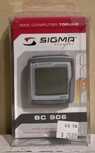 SIGMA Sport Germany BC 906 Cycling Computer Topline - New In Box - Picture 1 of 2
