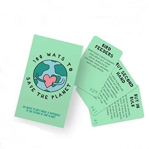 Gift Republic 100 Ways to Save the Planet 100 Cards Multicolor - Picture 1 of 4