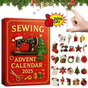 2D Sewing Advent Calendar 2025, 24-Day Christmas Countdown Surprise Bo x HOT - Picture 1 of 16