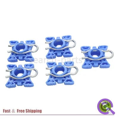 NUEVO 5 piezas clips de pivote deslizantes regulador de ventana para BMW 323i 323is 51321938884 Foto 1 de 4