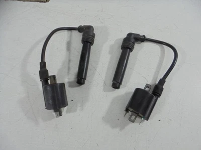 2008-2012 Kawasaki Ninja 250 EX250 OEM Ignition Coils Spark Plug Caps Boots - Image 1 of 4