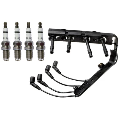 Juego de cables de encendido estándar y kit de 4 bujías Bosch para BMW 318i 318is 318ti Z3 Foto 1 de 3