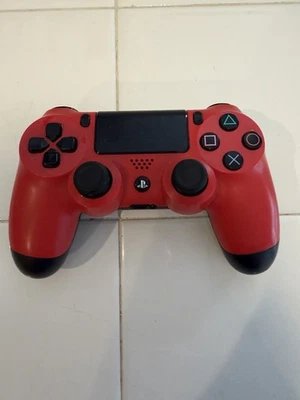 Dualshock 4 Wireless Controller PlayStation Video Games Accessories Red - Image 1 of 2