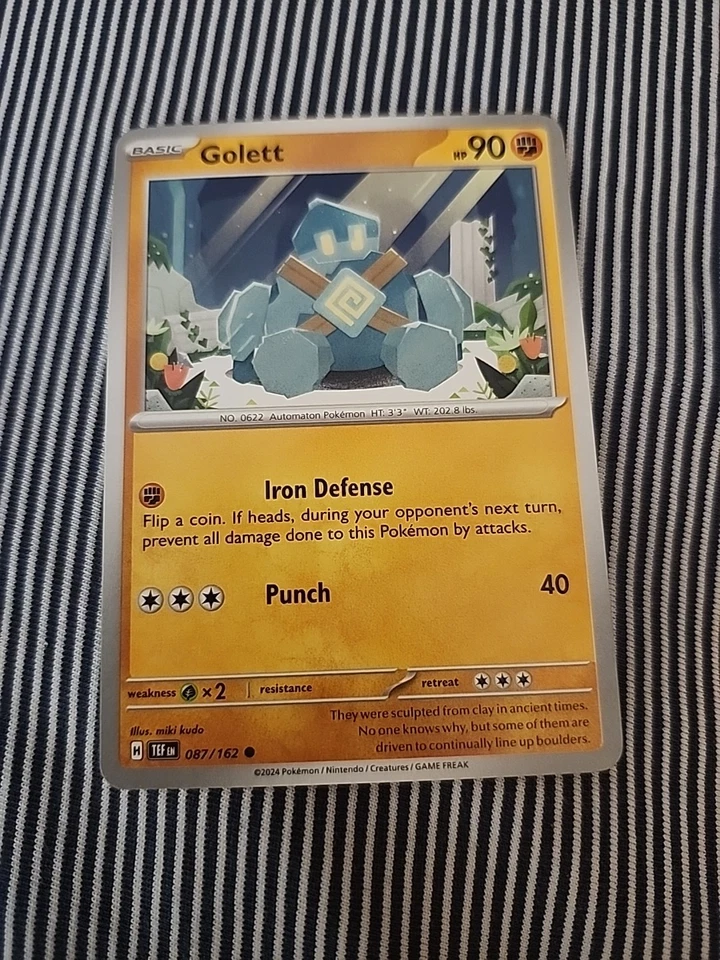 Golett 087/162 Sv05: Temporal Forces Regular Pokémon TCG  - Image 1 of 2
