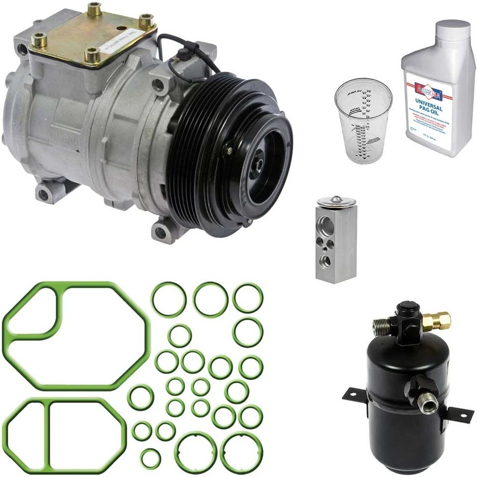 Compresor de aire acondicionado Omega para Mercedes-Benz 500SL SL500 con kit de reparación de aire acondicionado TCP Foto 1 de 1