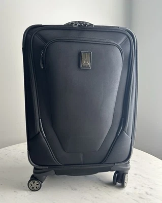 Travelpro Crew 10 International Carry-On Spinner 21” Suitcase Luggage Bag Black - Image 1 of 4