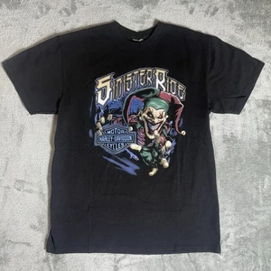 Harley Davidson T-Shirt Herren Large Joker Clown Sinister Ride Winston-Salem NC - Bild 1 von 8
