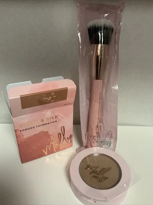 Mally Soft As Silk Powder Foundation 8g Tan New & Boxed & Brush - Image 1 of 4