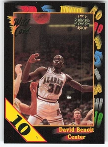 1991-92 Wild Card #12 David Benoit BASKETBALL Alabama Crimson Tide - Picture 1 of 2