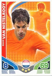 VAN NISTELROOY # NETHERLANDS TRADING CARD MATCH ATTAX STARS MONDIALES TOPPS 2010 - Imagen 1 de 1