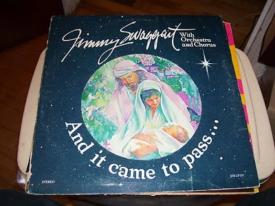 JIMMY SWAGGART-SOMEWHERE LISTENIN'-LP-CHRISTMAS-JIM RECORDS-ORCHESTRA & CHORUS - Image 1 of 2