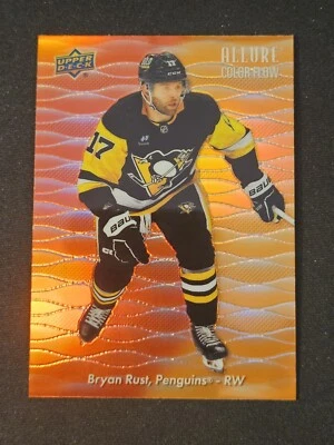 23-24 Allure Color Flow Bryan Rust Red-Orange 🌈🌈🌈 Pittsburgh Penguins  - Image 1 of 2