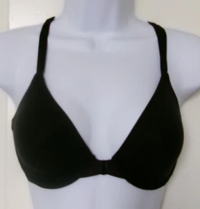Sujetador con aros Natori Lush talla 30DD estilo 728309 negro cierre frontal - Imagen 1 de 2