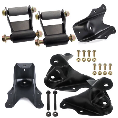Rear Leaf Spring Hanger Shackle Kit 722-058 For 1980-1996 Ford F-150 F-250 - Image 1 of 4