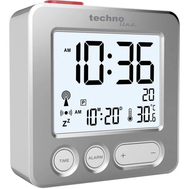 Technoline WT 265 Radiowecker - Silber