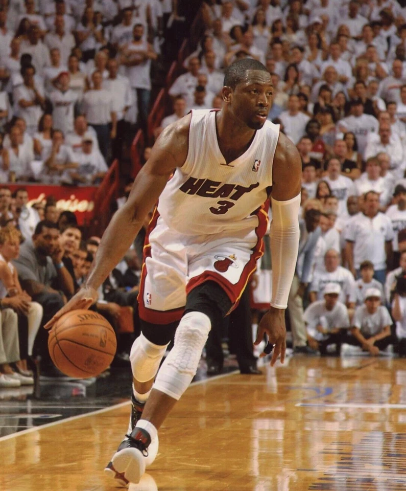 Foto 8x10 Dwyane Wade Gary Payton Miami Heat sin firmar Foto 1 de 1