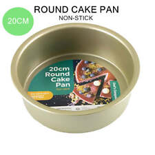 Round Cake Pan Baking Tray Tin Non-Stick Bake Bakeware Deep Dish Mould Tool 20cm