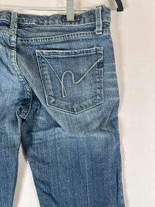 CITIZENS OF HUMANITY Kelly #001 Low Waist Bootcut Medium Wash Stretch Jeans 28 - Picture 1 of 16