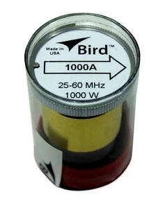  Bird 43 Wattmeter Element 1000A  25-60 MHz 1000 Watts (New) - Afbeelding 1 van 3