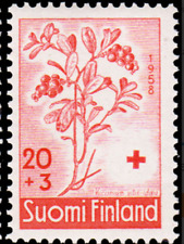 Finland #Mi500 MNH 1958 Red Cross Lingonberry [B152]