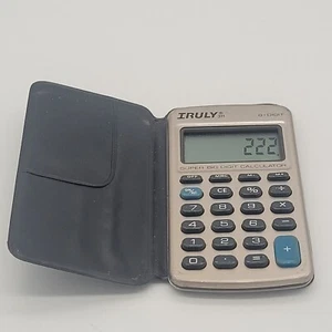 IRULY 311- HandHeld Pocket Calculator - 8-Digit SUPER BIG DIGIT CALCULATOR 1990s - Bild 1 von 11