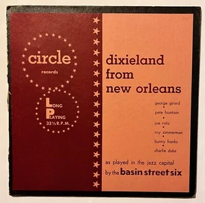 BASIN STREET SIX - Dixieland From New Orleans - 1951 Circle L-403, 10-inch LP - Picture 1 of 2