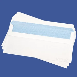 2000 X DL Plain White Self Seal Envelopes Banker Letter 110mm x 220mm Opaque - Picture 1 of 4