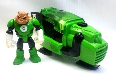 DC Comics Hero World Green Lantern Turbo Trineo Vehículo y Figura Kilowog 2011 Foto 1 de 4