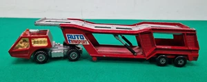 Vintage 1973 Matchbox Lesney Superkings K-10 Car Transporter Truck & Trailer - Picture 1 of 8