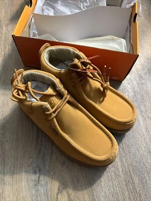 NUEVO EN CAJA Lugz Flecos Chukka Hombres Informales Altas MFRGD-7651 Trigo/Crema/Goma EE. UU. 8.0D Foto 1 de 4