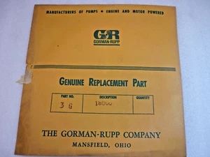 Gorman-Rupp Genuine Replacement Parts Gasket Set, pn 3G 18000 - Bild 1 von 5
