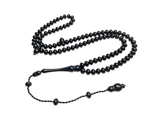 Sehr kleine Acryl Gebetsperlen 6x4,5 mm Tasbih 99 Tesbih Muslim Dhikr Subha 272 - Bild 1 von 14