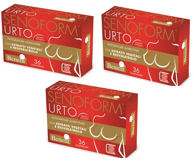 Benefit SENOFORM URTO-Integratore Alimentare 36 Cpr - 3 CONFEZIONI -Rassoda Seno - Immagine 1 di 3