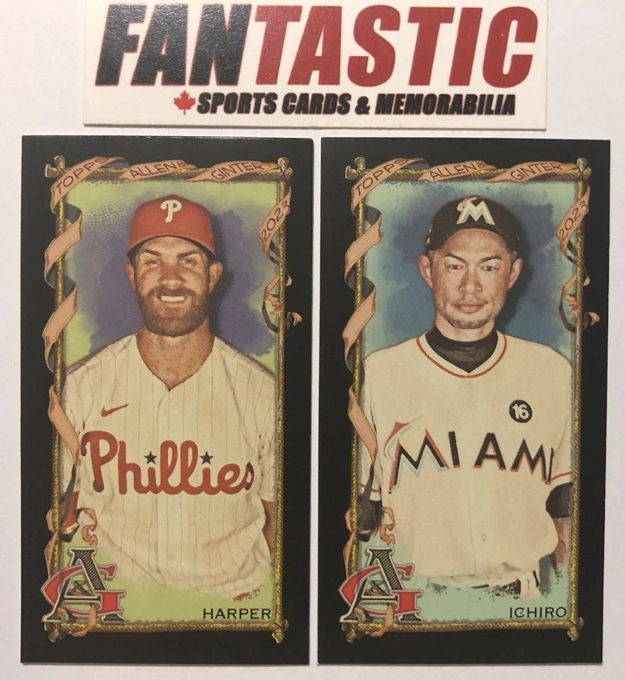 2023 Topps Allen & Ginter Black Border Mini Parallel YOU PICK - Image 1 of 2