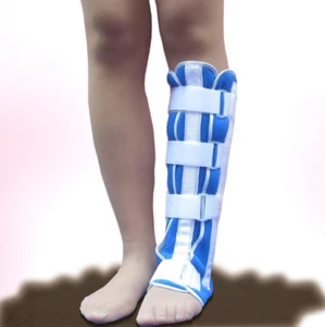Blue Foot Calf Ankle Splint Support Brace Walking Boot Foot Brace Walker - Picture 1 of 2