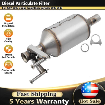 Diesel Particulate Filter DPF For 2007-09 Dodge Freightliner Sprinter 2500 3500 Foto 1 de 4