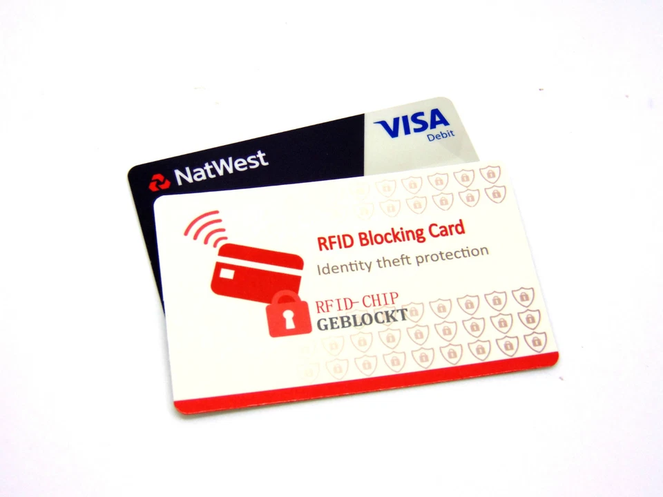 RFID Contactless Blocking Credit Card Debit Card Shield Anti Theft Protector LOT - Image 1 of 1