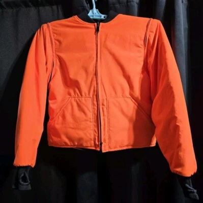 Red Head Thinsulate Orange Heavy Lined jacket zip off sleeves Mens Medium - Image 1 of 4