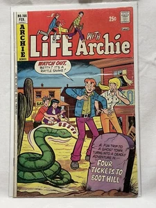 Life with Archie Nr. 166 Februar 1976 Rasselschlange säurefreie Tasche & Brett - Bild 1 von 12
