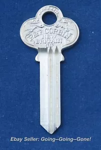 ¡RARO! ORIGINAL P&F CORBIN #63 1/4 LLAVE BLANCA CO36 1001EG 100 AÑOS NUEVO NUEVO NUEVO DE LOTE ANTIGUO 6 PINES - Imagen 1 de 7
