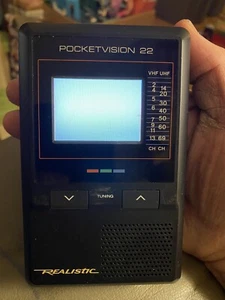 Vintage Realistic Color PocketVision - 22 portable Color Television 16-159A Rare - Picture 1 of 14