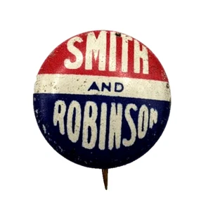 Spilla presidente democratico 1928 vintage Greenduck Company Chicago Smith e Robinson - Foto 1 di 2