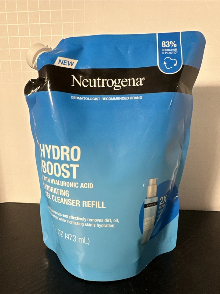 NEUTROGENA Hydro Boost W/ Hyaluronic Acid Hydrating Gel Cleanser Refill 16oz