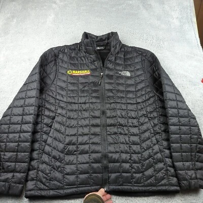 Куртка мужская The North Face XL черная Thermoball экологичная на молнии стеганая с логотипом пуховик - Изображение 1 из 4